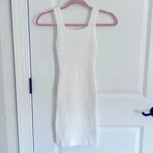 hollister Cable knit mini dress size XXS short adjustable straps NWOT